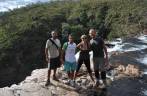 Com o Chico e o Ivan no Rio do Couro, na Chapada dos Veadeiros, região de Alto Paraíso - GO